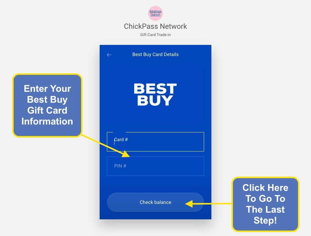 Join Chickpass Adult Network with Gift Cards - Step 5